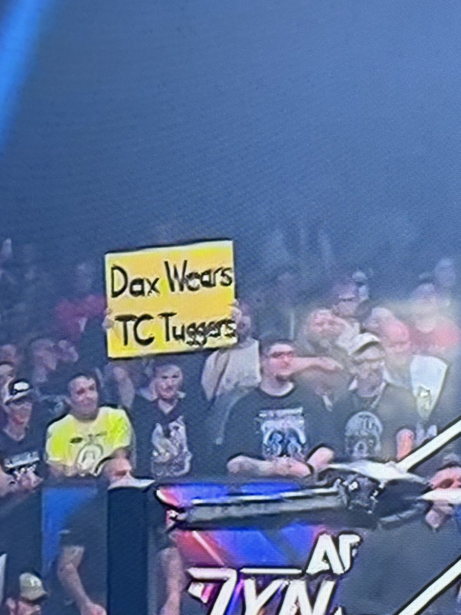 ITYSL_Wrestle's tweet photo. Is this true, @DaxFTR?? Because if so, they’re not a joke. 

#AEWDynamite https://t.co/LHqJRYQAvN