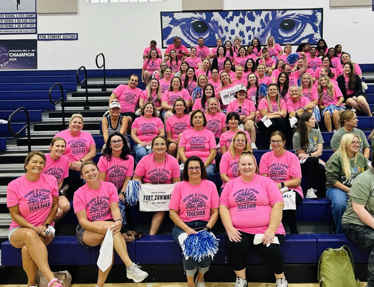 We had so much fun at the Westside Pep Rally today! #WeAreDES