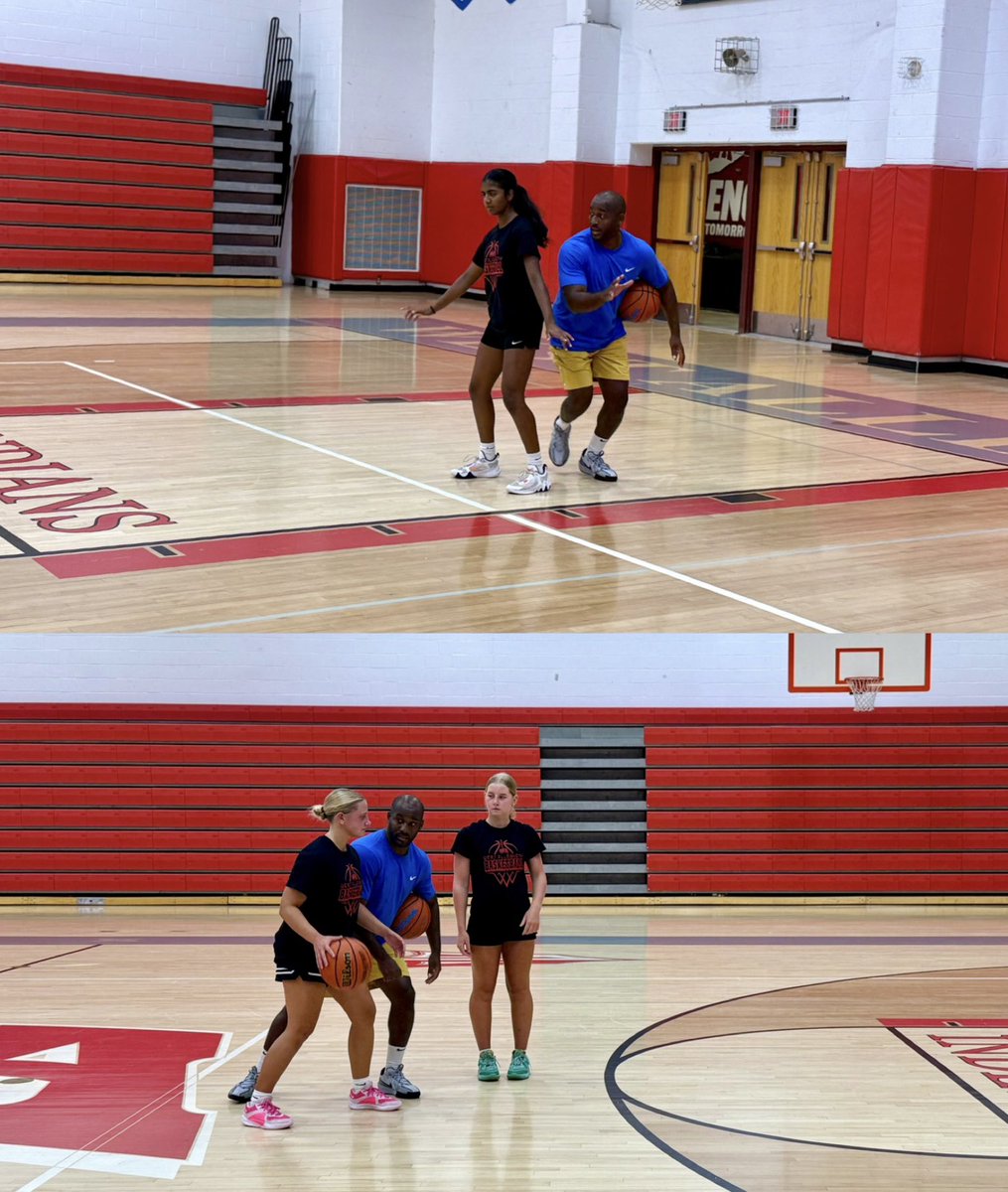 Opportunities like this don’t come around often—these girls are learning from a true basketball all-star, and it’s an experience they’ll carry forever!