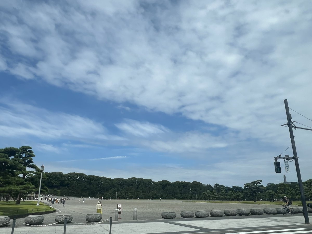 二重橋◎

#綺麗な空