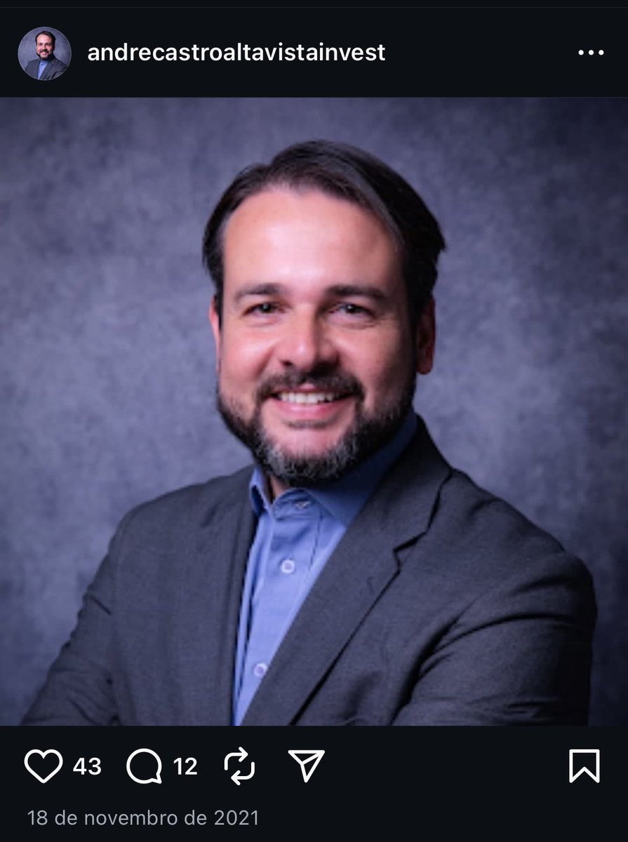povotime1910's tweet photo. Este é o conselheiro André Castro, funcionário da XP Investimentos, que vai concorrer à presidência do Corinthians.

📸 [Reprodução] https://t.co/LRKy7LkKNZ