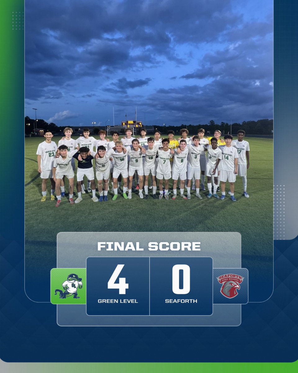 Great start to the season. JV picked up a 6-0 win. Back to work tomorrow as we host Broughton in a WCPSS Cup match.