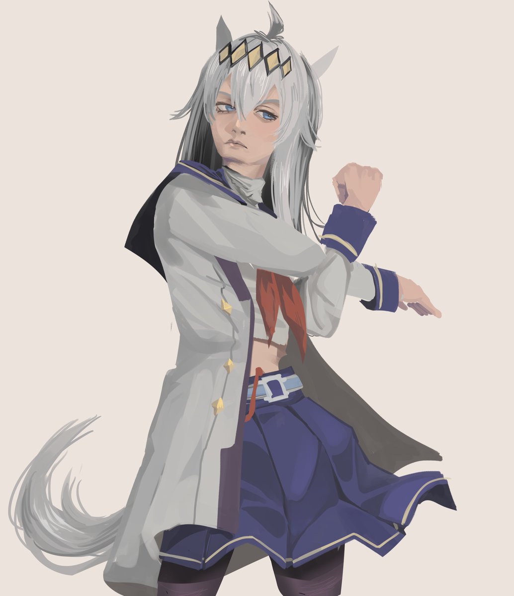 study of @/Uirusu_chan art ft. oguri cap
