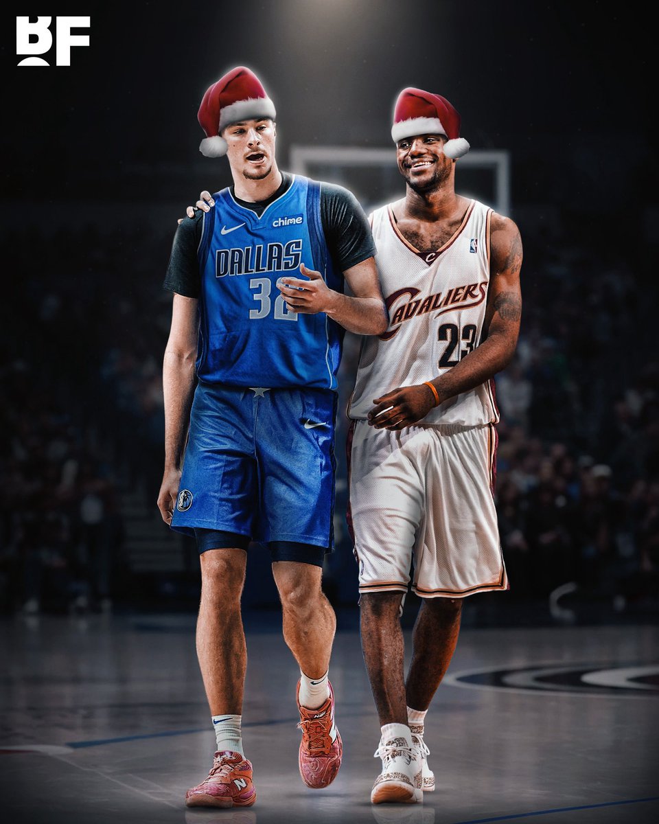Cooper Flagg will be the first No.1 pick since LeBron James to play on Christmas Day in the same year they were drafted 🎄🎅🏾

(via ESPN)