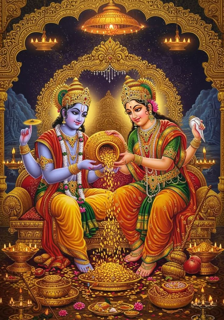 महालक्ष्मी नमतुम्भ्यं नमस्तुभ्यं सुरेश्वरि 
हरिप्रिये नमस्तुभ्यं नमस्तुभ्यं दयानिधे !!

जगत के पालनहार भगवान श्री विष्णु हरि और माता लक्ष्मी की कृपा आपके जीवन में बनी रहे। 
     🌅🌼🪷ॐ नमो नारायण🪷🌼🌅