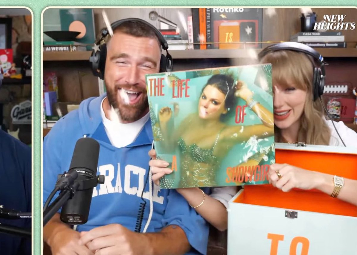Hilary (@htag24) on Twitter photo It’s honestly so heartwarming to see two people so in love and proud and supportive of each other. I’m a puddle. 😭 Taylor and Travis, thank you for bringing happiness to our lives. And shout out <a href="/JasonKelce/">Jason Kelce</a>. Masterful in leading the conversation It’s honestly so heartwarming to see two people so in love and proud and supportive of each other. I’m a puddle. 😭 Taylor and Travis, thank you for bringing happiness to our lives. And shout out <a href="/JasonKelce/">Jason Kelce</a>. Masterful in leading the conversation