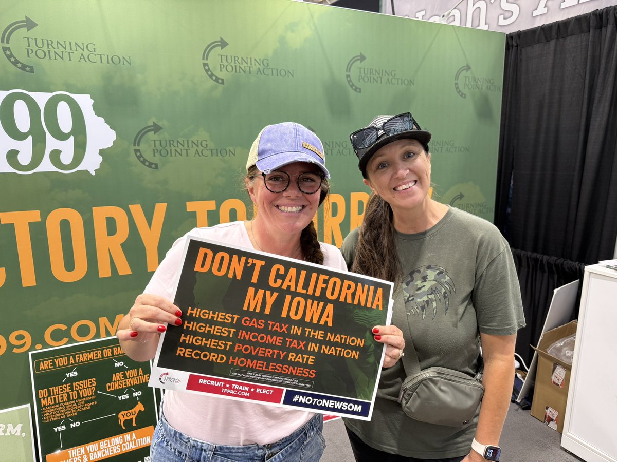 Jennifer 🇺🇸 (@jennifermom4) on Twitter photo Meet Christine, the ultimate Iowa MVP! 🏆 She and her husband packed up their family and swapped California’s chaos for Iowa’s charm a few years back. 🌽
Christine gets it..keeping other states from turning into California’s mess is the mission! 💪 Join her and <a href="/TPAction_/">Turning Point Action</a> in Meet Christine, the ultimate Iowa MVP! 🏆 She and her husband packed up their family and swapped California’s chaos for Iowa’s charm a few years back. 🌽
Christine gets it..keeping other states from turning into California’s mess is the mission! 💪 Join her and <a href="/TPAction_/">Turning Point Action</a> in