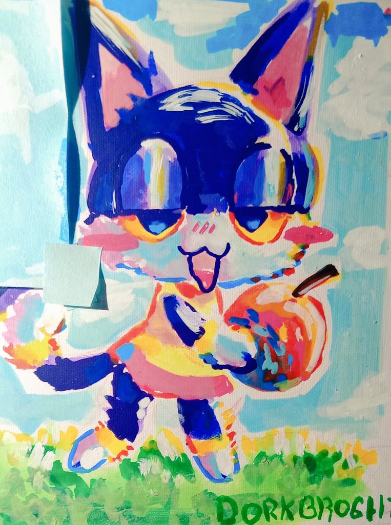 acrylic markers punchy with apple yum