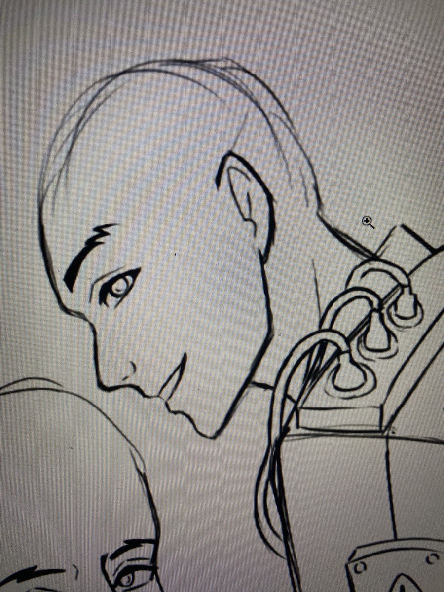 BiskyBiscuitz's tweet photo. “Eddie you can’t leave…I’ll be bald without you 😞” #dateeverything #dateeverythingvolt #voltandeddie #voltdateeverything https://t.co/VmEBrgNwh1