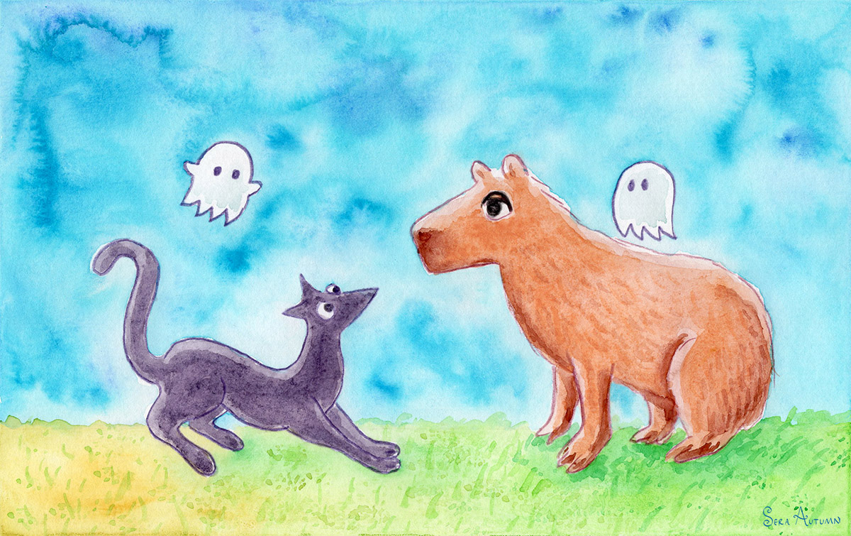 Day 14 of #AuGhost, the prompt was 'rodent.'
