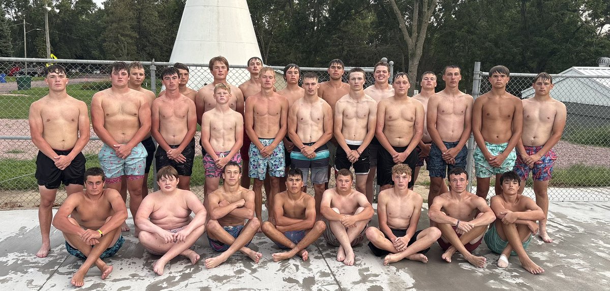 Tonight was the 5th annual AHHS Football Aquatic Games. Great workout and tons of fun.  Special thanks to the lifeguards and city of Alcester for hosting us. <a href="/AHHSCUBS/">Alcester-Hudson Athletics</a>
