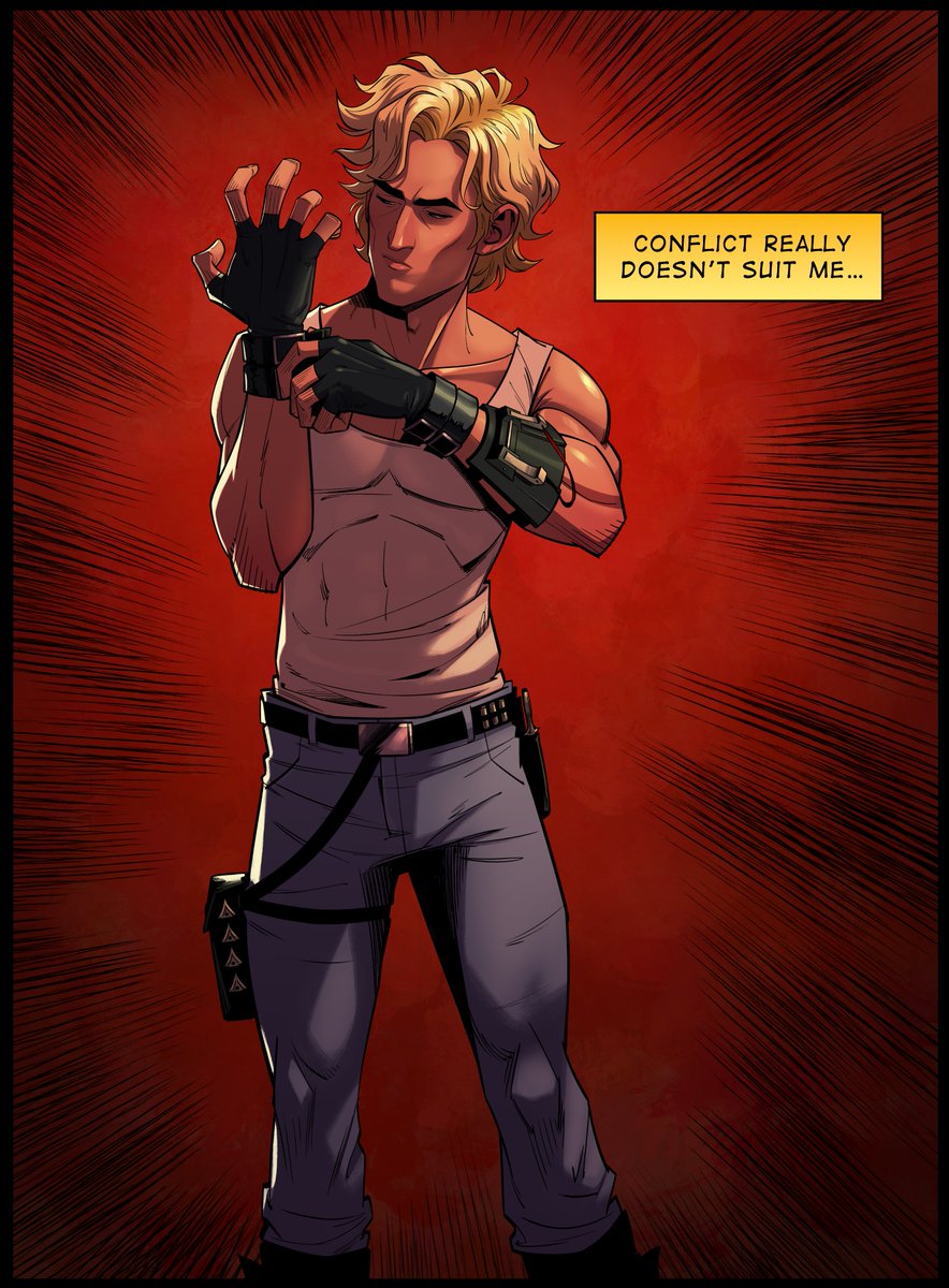 TruthManComic's tweet photo. Another sneak peak, with the evolution of Truman deciding to fight back against the monsters and training to become - TRUTH MAN. Close up on amazing color and detail by #chrisables. Enjoy the fantastic writing of #nicolemaines.
#webcomics #indiecomics #comics #lgbtqcomics https://t.co/2jJLztH0OV