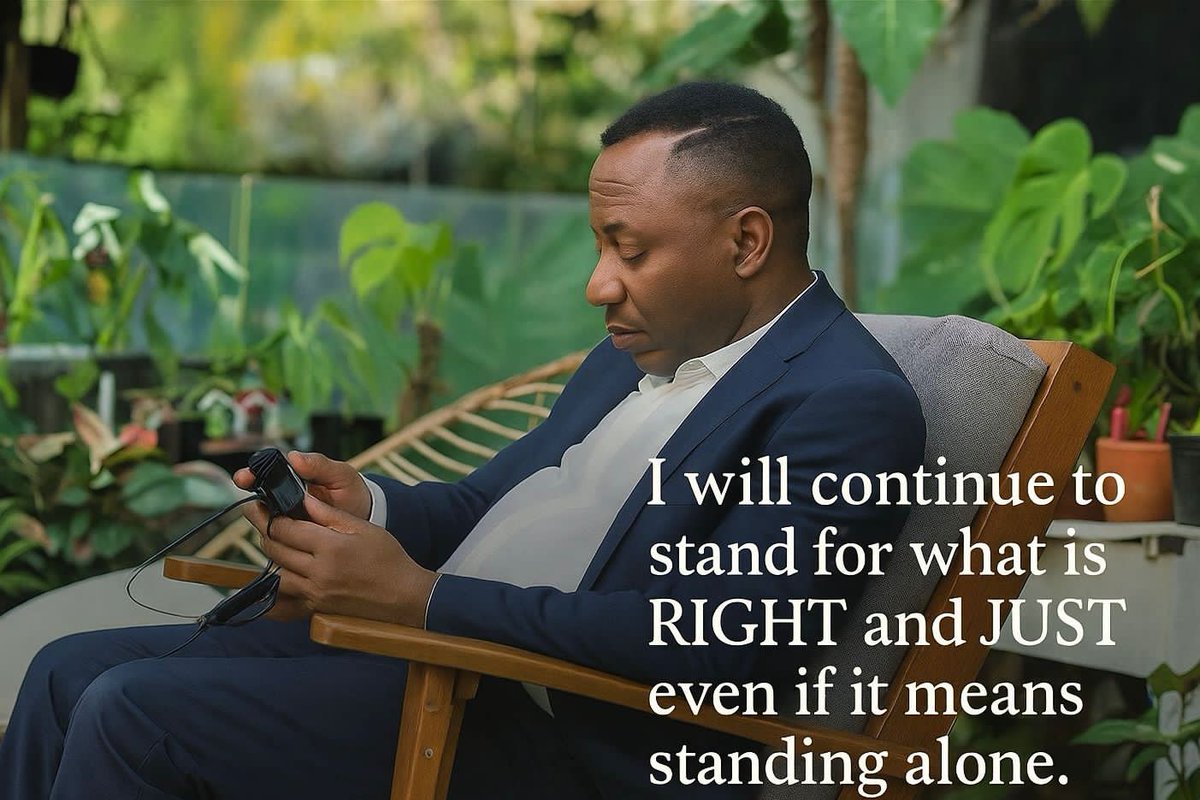 Unstoppable Friends of Sowore Benue (@ufosbenue) on Twitter photo If you ever feel <a href="/YeleSowore/">Omoyele Sowore</a> is the best but you don't vote/canvass support for him because he doesn't stand a chance, then the best will never have a chance because you have not given him a chance.
Defeat the matrix, vote Sowore
#RevolutionNow
#TakeItBack If you ever feel <a href="/YeleSowore/">Omoyele Sowore</a> is the best but you don't vote/canvass support for him because he doesn't stand a chance, then the best will never have a chance because you have not given him a chance.
Defeat the matrix, vote Sowore
#RevolutionNow
#TakeItBack