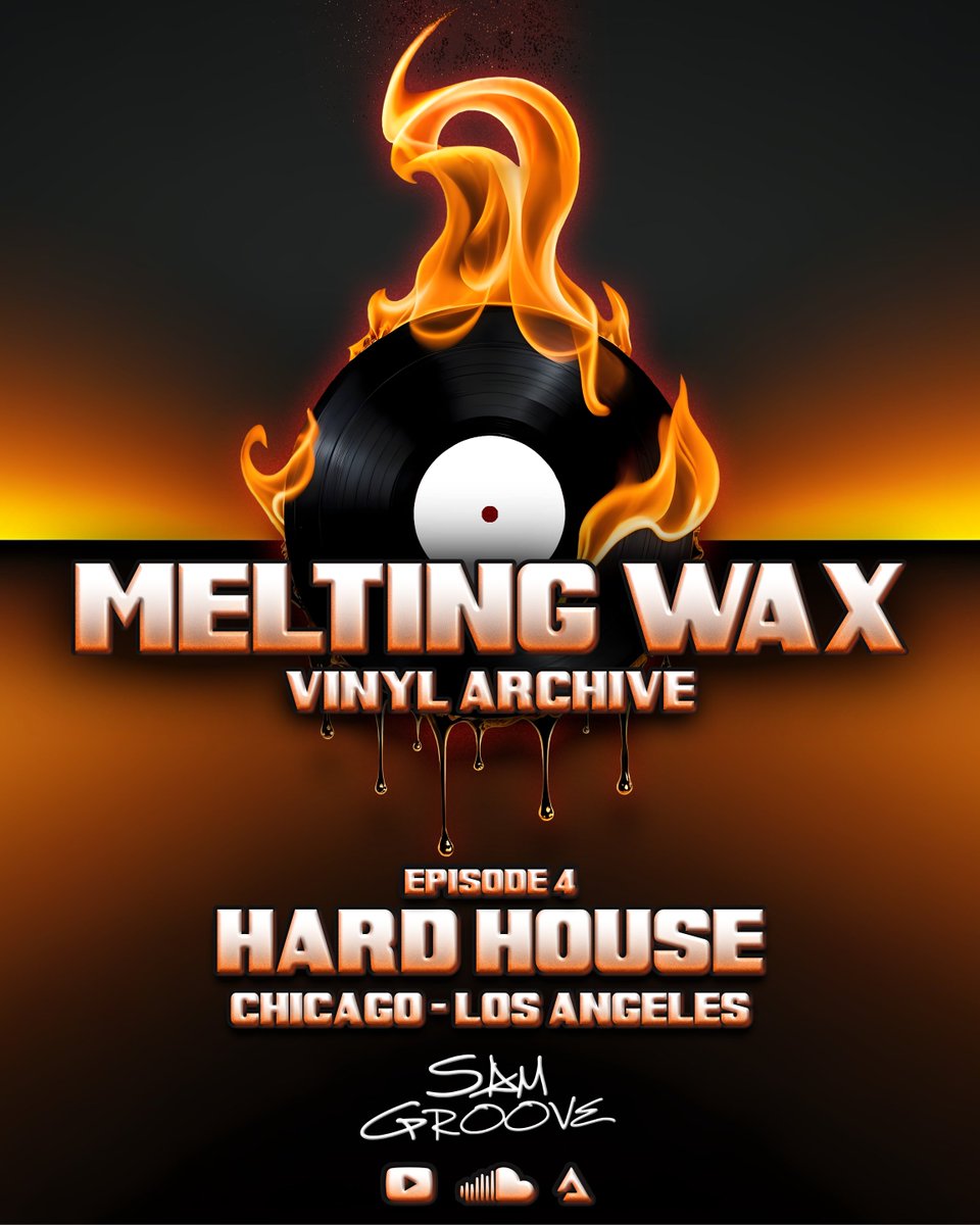 SamGroove's tweet photo. Melting Wax Vinyl Archive episode 4 is out now on YouTube, SoundCloud, &amp; Audius 🔥 https://t.co/Aq7ODVktTm