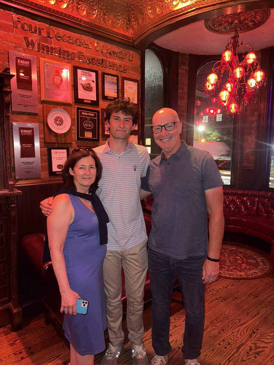 Dan_Hoard's tweet photo. We had a going back to school farewell feast at The Precinct tonight for the college kid. There isn’t a better special occasion restaurant in the country. Spectacular food and impeccable service every time. Thank you @TheRealJeffRuby and his great staff for a wonderful evening! https://t.co/xEoKxclb6w