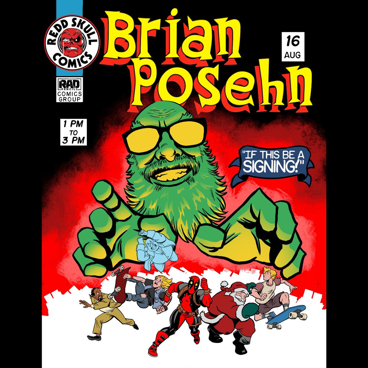 This Saturday we are having a special signing with the AWESOME Brian Posehn!
August 16 from 1PM to 3PM. 

#yyc