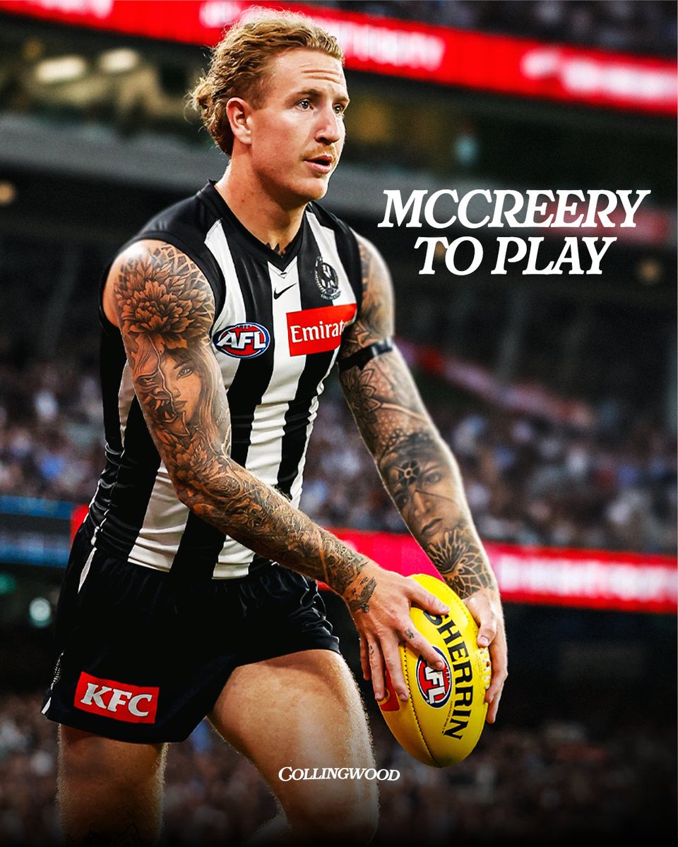 CollingwoodFC's tweet photo. Beau is IN! 💥

Fly has announced that our pressure forward will return on Saturday night for his first match back since Round 19 🙌 https://t.co/XHTdGkFJEU