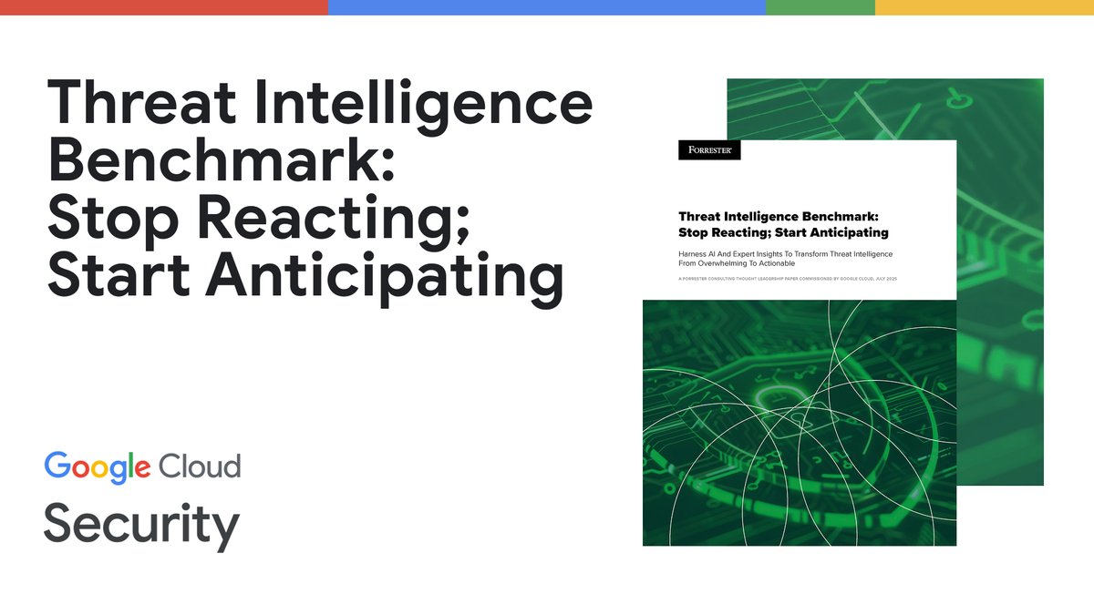 Google Cloud Security (@googlecloudsec) on Twitter photo AI is essential for modern threat intelligence, but trust is paramount. 🌐
The new <a href="/forrester/">Forrester</a> study commissioned by <a href="/googlecloud/">Google Cloud</a> shows 81% of organizations will only trust #AI from notable vendors. The future of #security is trusted AI.
Read more: bit.ly/3HavMsW AI is essential for modern threat intelligence, but trust is paramount. 🌐
The new <a href="/forrester/">Forrester</a> study commissioned by <a href="/googlecloud/">Google Cloud</a> shows 81% of organizations will only trust #AI from notable vendors. The future of #security is trusted AI.
Read more: bit.ly/3HavMsW