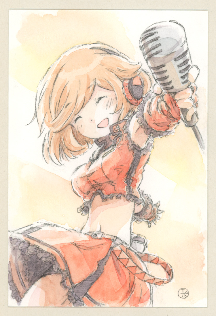 メイコ(VOCALOID) 「咲音ちゃんとかとか #スタンドマイクとMEIKO」|エポキシパテのイラスト