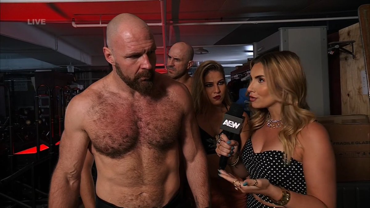 Cory (@cory_hays407) on Twitter photo Alicia Atout backstage interview with Jon Moxley #AEWDynamite Alicia Atout backstage interview with Jon Moxley #AEWDynamite
