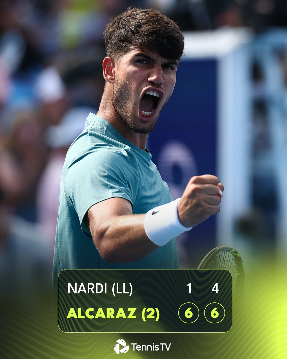 🗣️🗣️🗣️

<a href="/carlosalcaraz/">Carlos Alcaraz</a> fires into the #CincyTennis quarter-finals!