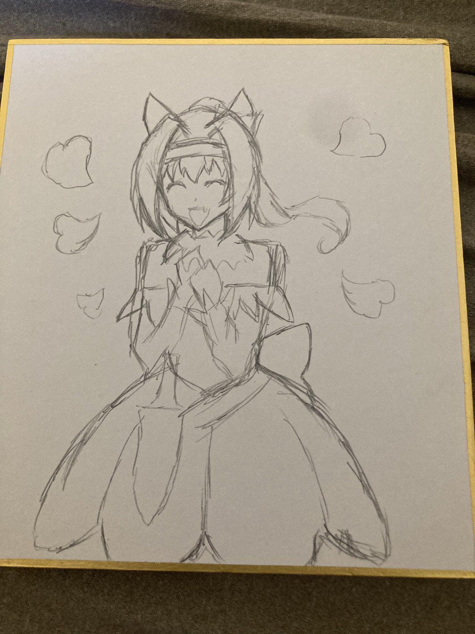 せ*。様 Nekomimi 色紙 GAKAKUコレクション「妹×セーラー服」B2タペストリー15 nik_ibi