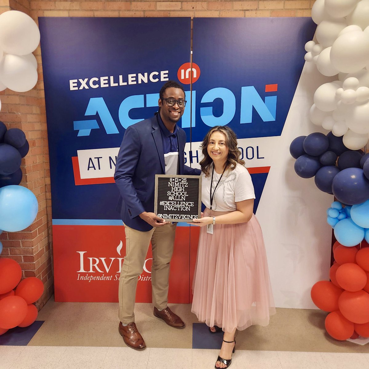 Lucinda Gonzalez (@lucindaatnimitz) on Twitter photo 1st Day of School as Campus Secretary ✅
Year 4 in <a href="/IrvingISD/">Irving ISD</a> 🎉
Excited for all the new faces, fresh energy, and the amazing moments this school year is going to bring. Let’s make it a great one! 💙📚✏️ #BackToSchool #IrvingISD #NewBeginnings 1st Day of School as Campus Secretary ✅
Year 4 in <a href="/IrvingISD/">Irving ISD</a> 🎉
Excited for all the new faces, fresh energy, and the amazing moments this school year is going to bring. Let’s make it a great one! 💙📚✏️ #BackToSchool #IrvingISD #NewBeginnings