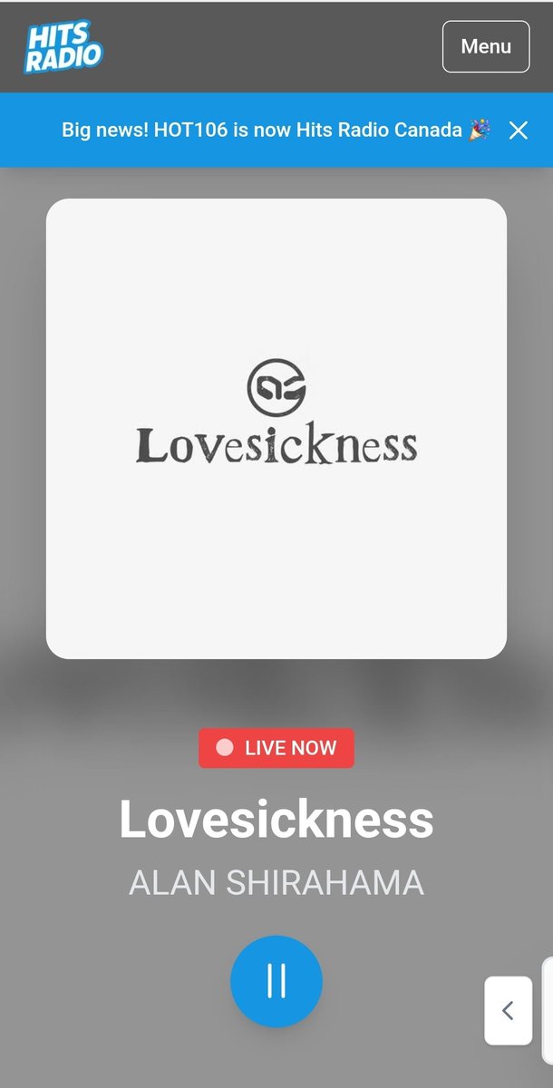 Nao24027934's tweet photo. ๐จ๐ฆใฎ๐ป@HitsRadioCanada
#Lovesickness by #ALANSHIRAHMA
ใใใใจใใใใใพใโจ
ๆๆฅใฎ็น้ๆฅฝใใฟใซใใฆใพใ๏ผ
#GlobalPopFrenzy https://t.co/E0cQOyyoL2