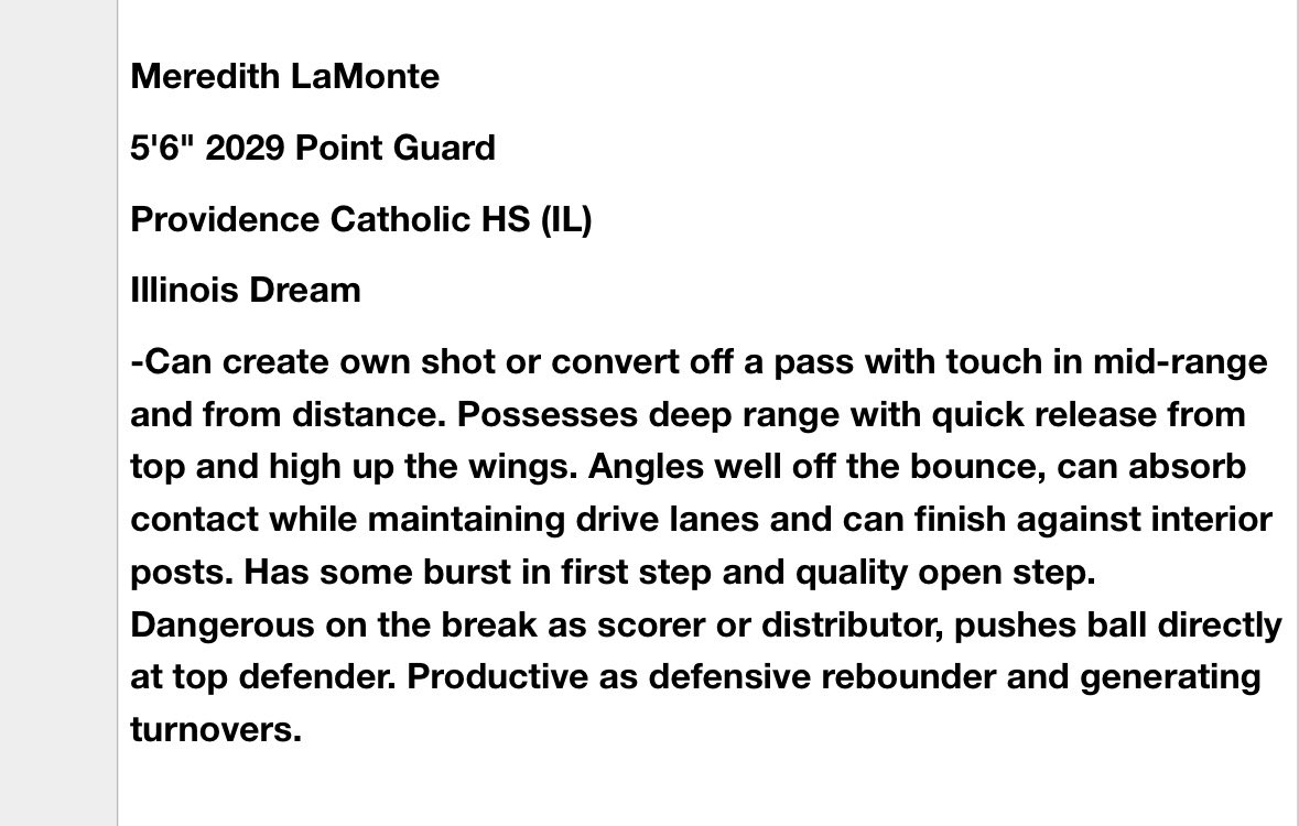 Meredith LaMonte (@meredith_lam12) on Twitter photo Thanks to <a href="/FiveStateHoops/">Chuck Thompson</a> for the surprise evaluation! Give Coach Thompson a follow for sure!
🏀 💚 ☘️ 🩷
<a href="/illinoisdreambb/">Illinois Dream</a>
<a href="/PCHSGBK/">PC Girls Basketball</a> Thanks to <a href="/FiveStateHoops/">Chuck Thompson</a> for the surprise evaluation! Give Coach Thompson a follow for sure!
🏀 💚 ☘️ 🩷
<a href="/illinoisdreambb/">Illinois Dream</a>
<a href="/PCHSGBK/">PC Girls Basketball</a>