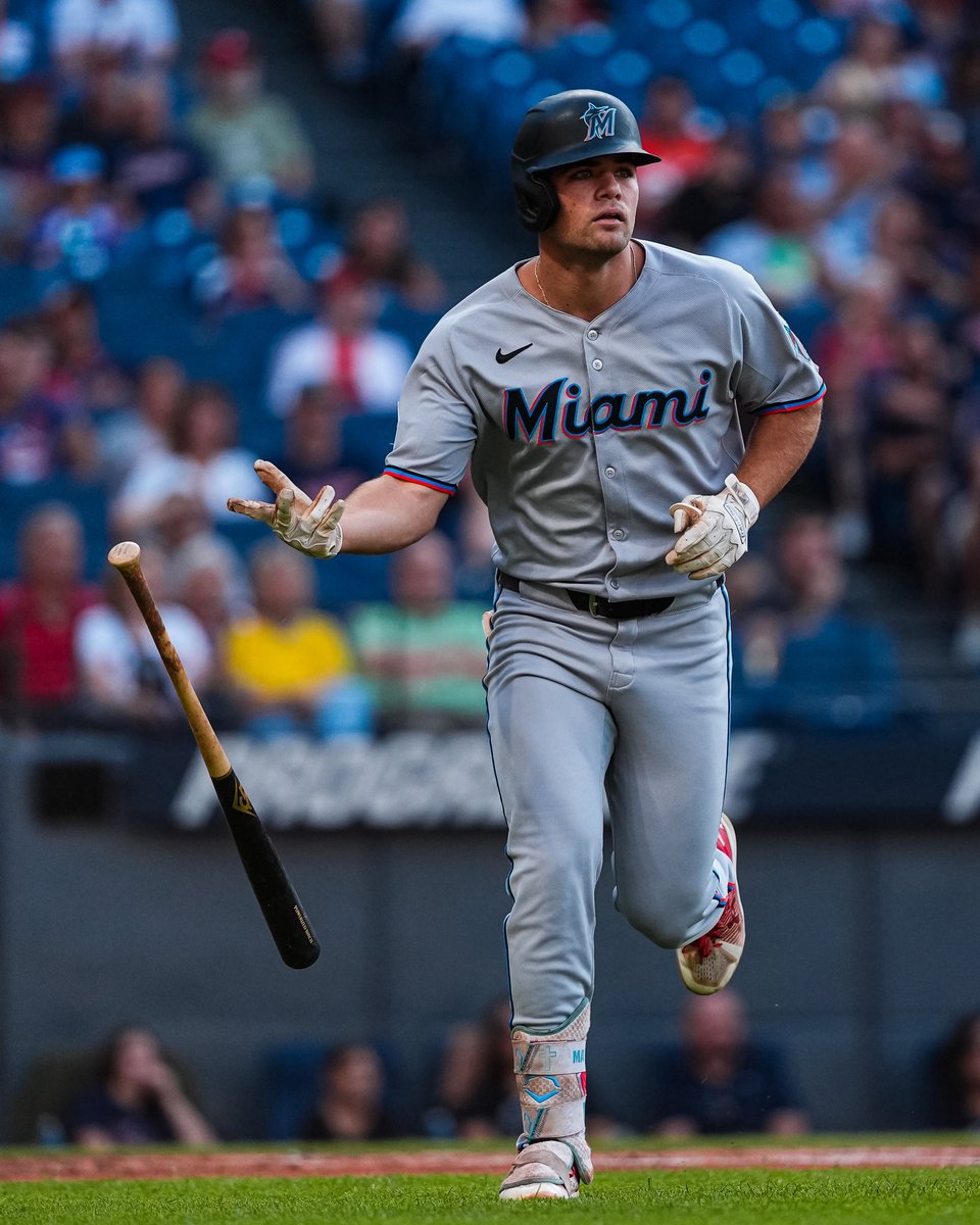 Adam Jaksa (@adamjaksa) on Twitter photo Must-watch Jakob Marsee night has finished.
The former <a href="/CMUBaseball/">Central Michigan Baseball</a> and MI native balled out in CLE: 4-5, 2 R, 2B, 2 HR, 7 RBI
*The 7 RBI ties a Marlins record*
Through 13 games in his MLB career:
.436 avg, 10 XBH (3 HR), 13 RBI, 1.413 OPS
#FireUpChips | #FireUpFish Must-watch Jakob Marsee night has finished.
The former <a href="/CMUBaseball/">Central Michigan Baseball</a> and MI native balled out in CLE: 4-5, 2 R, 2B, 2 HR, 7 RBI
*The 7 RBI ties a Marlins record*
Through 13 games in his MLB career:
.436 avg, 10 XBH (3 HR), 13 RBI, 1.413 OPS
#FireUpChips | #FireUpFish