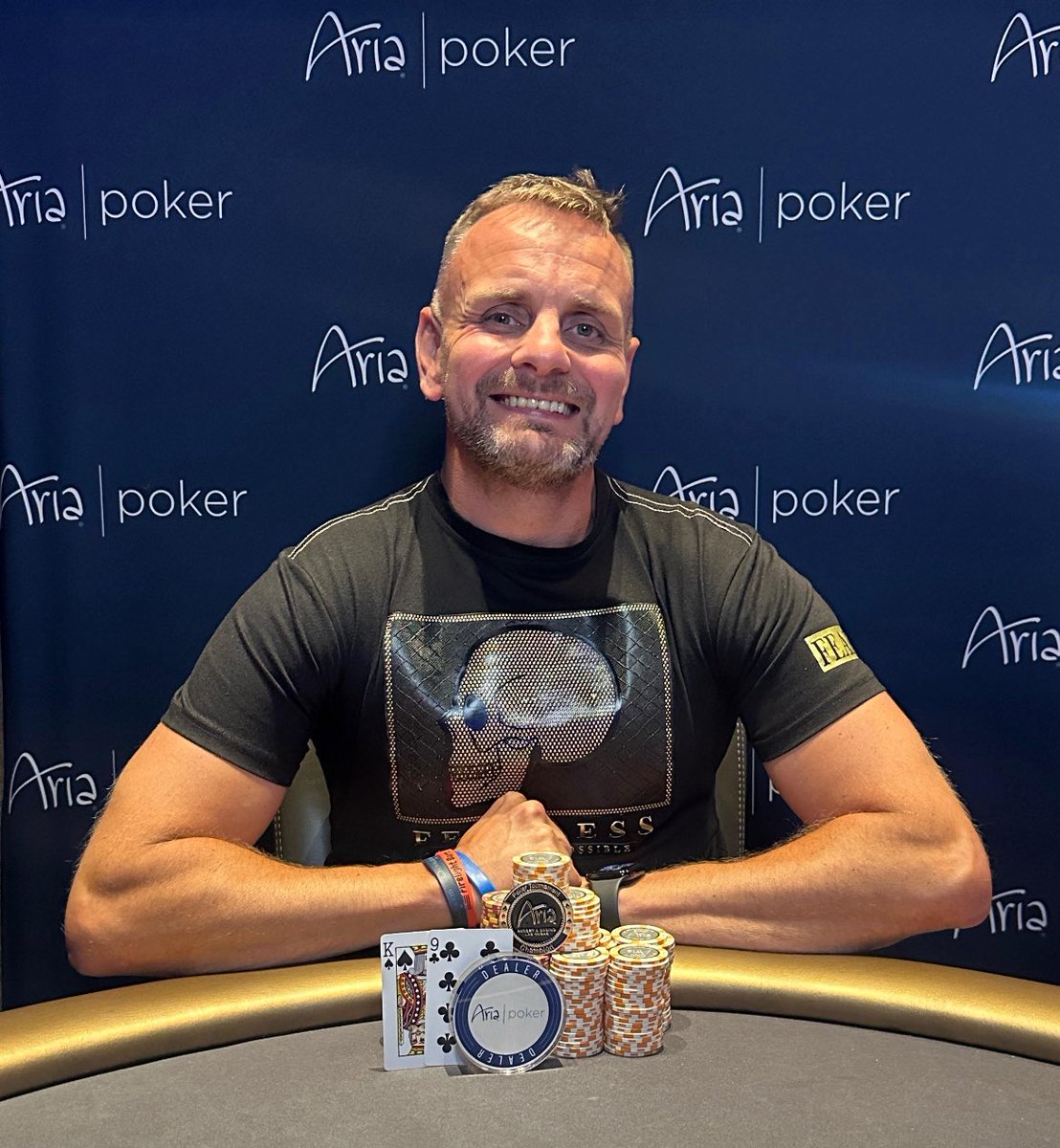 Daniel Trett (United Kingdom 🇬🇧) came out on top of a heads-up deal to claim the win in our $200 NLH on Tuesday, August 12th. 

Along with the ARIA Winner’s Coin, Daniel pocketed $1,800 for his efforts. Congrats!