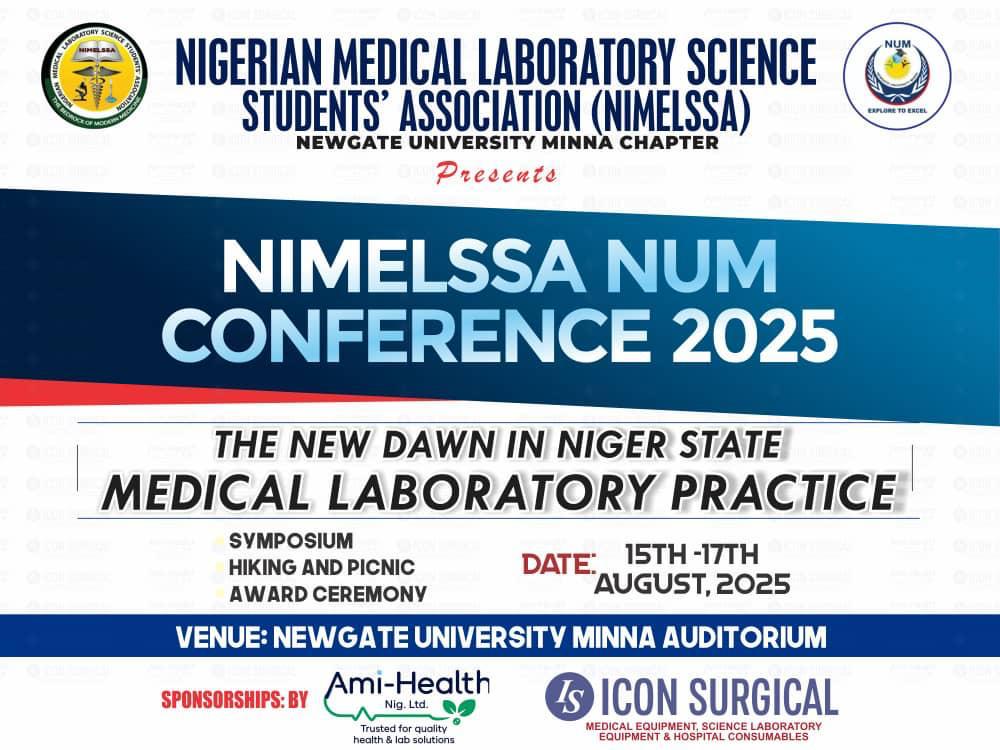 Nimelssa_NUM's tweet image. We invite the general public for our NIMELSSA conference, Newgate chapter
Date: 15th - 17th, August 2025
Venue: Newgate university minna Niger state. 
#Nimelssanewgate #Nimelssa #Nimelssaconferencenum #Nimelssanumconference2025