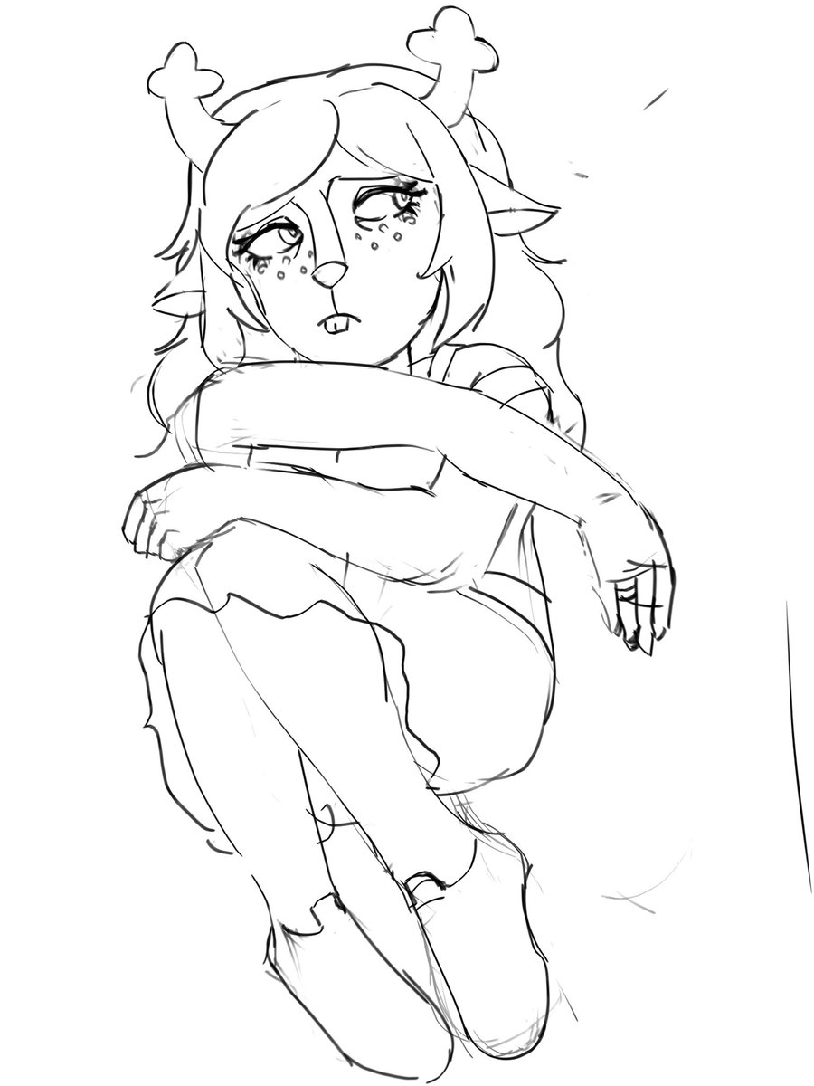 Danteisproblem's tweet photo. Art Dump but it's mostly kris #deltarunefanart #krisdreemurr #noelleholiday #susie https://t.co/vieoSL5ulE