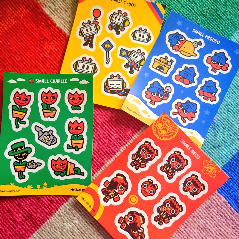 Stickers🟡🔴🔵🟢