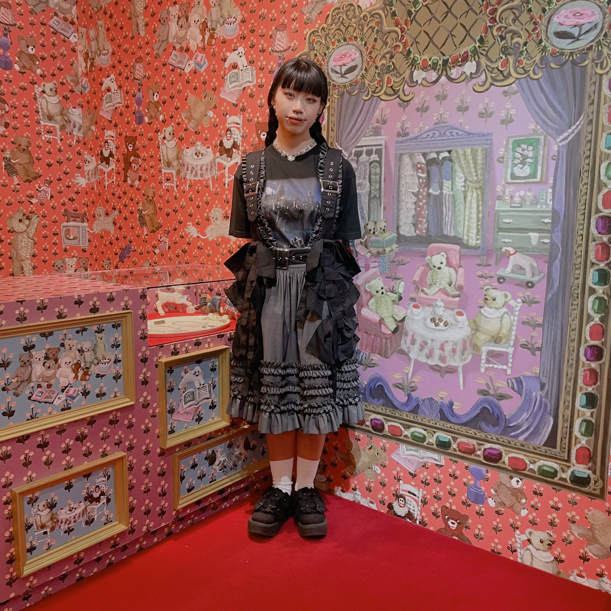 ストロベリーキャットビーニー　HEIHEI ヘイヘイ ストロベリーキャットビーニー HEIHEI ヘイヘイ