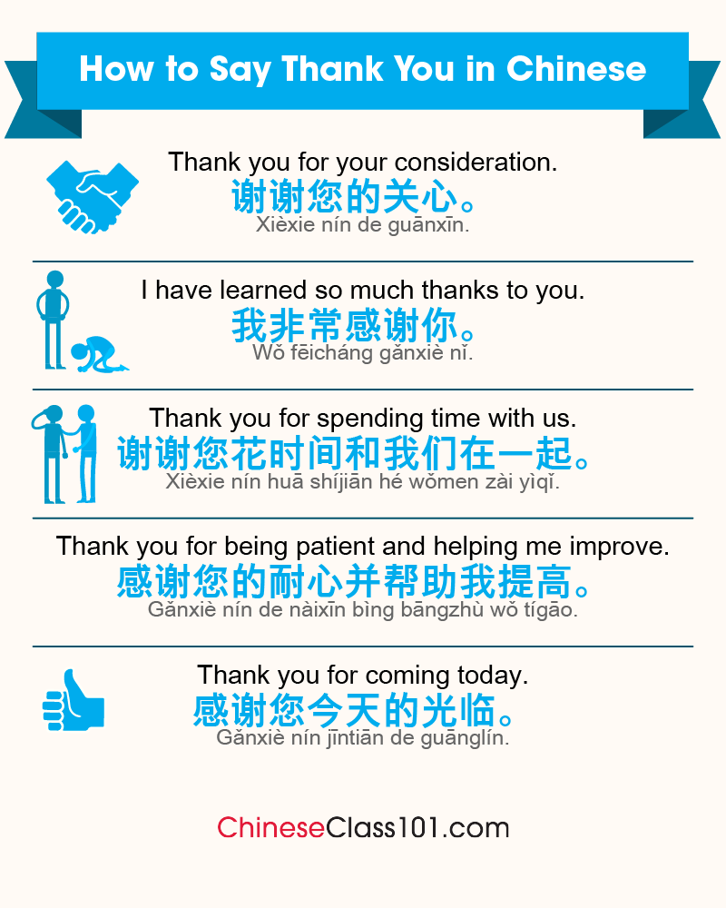 chineseclass101's tweet image. How to express appreciation in Chinese? Save this! ❤️ P.S. Master Chinese step-by-step with ChineseClass101: bit.ly/3Hi5XHm

#ChineseLessons #FreeChineseLessons #EverydayChinese