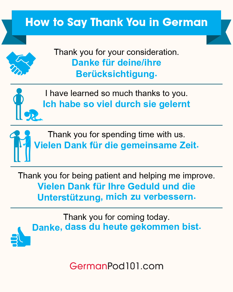 GermanPod101's tweet photo. How to express appreciation in German? Save this! β€οΈ P.S. Master German step-by-step with GermanPod101: https://t.co/gytMJ3WIlb
#GermanLessons #FreeGermanLessons #EverydayGerman https://t.co/VNeIs4isQm