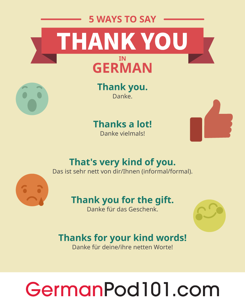 GermanPod101's tweet photo. How to express appreciation in German? Save this! β€οΈ P.S. Master German step-by-step with GermanPod101: https://t.co/gytMJ3WIlb
#GermanLessons #FreeGermanLessons #EverydayGerman https://t.co/VNeIs4isQm