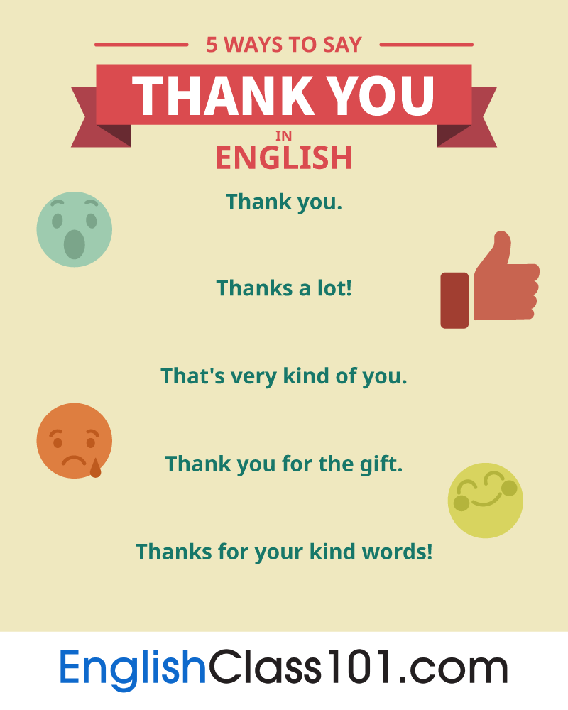 EnglishClass101's tweet photo. How to express appreciation in English? Save this! β€οΈ P.S. Master English step-by-step with EnglishClass101: https://t.co/m8hjow29G2
#EnglishLessons #FreeEnglishLessons #EverydayEnglish https://t.co/HJTQrJlWon