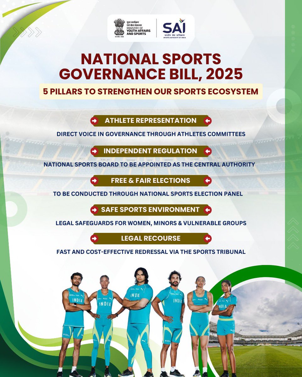 Lakshya Sen (@lakshya_sen) on Twitter photo Historic moment for Indian sports! The #SportsBill2025, passed by both Houses, sets new standards in governance, transparency & athlete welfare. Thank you PM Shri <a href="/narendramodi/">Narendra Modi</a> for making fairness & welfare the pillars of sports. Historic moment for Indian sports! The #SportsBill2025, passed by both Houses, sets new standards in governance, transparency & athlete welfare. Thank you PM Shri <a href="/narendramodi/">Narendra Modi</a> for making fairness & welfare the pillars of sports.