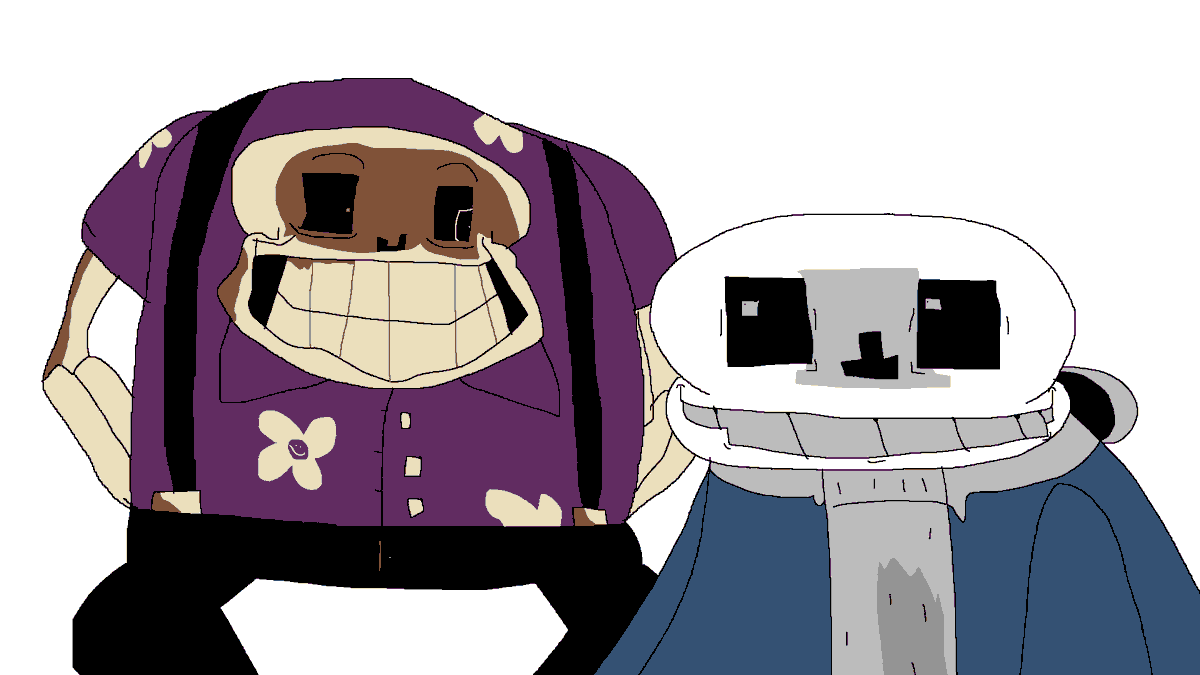 i heart fakers who dont even try of course not sans by <a href="/ThWinterReaper/">TheWinterReaper</a> and the other one the recolor guy is funnybone hes there too #notmysansundertale