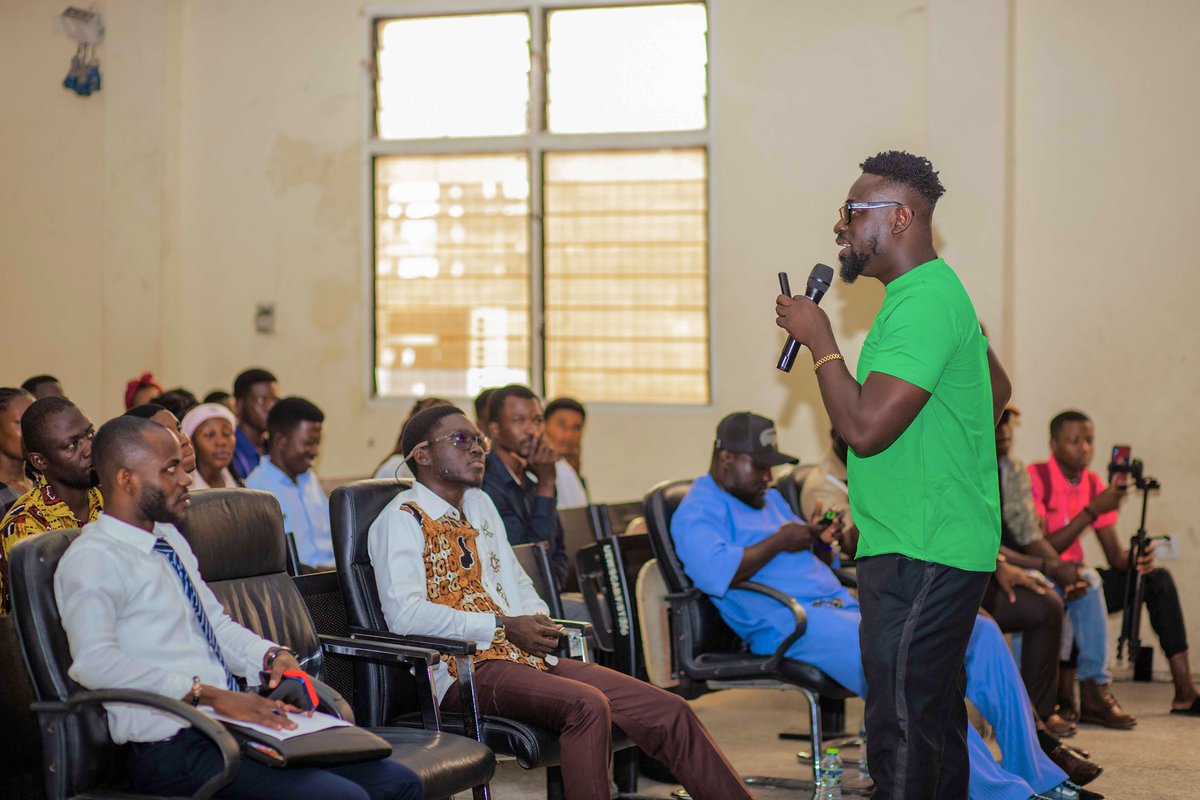 Two generations, one mission, using influence to inspire change.  
Grateful to share space and purpose with the legendary <a href="/KobbyKyei_/">#BoysLivesMatter</a> …from UEW to the world, we lead with impact. #YouthForChange #SDGs #LeadershipInAction