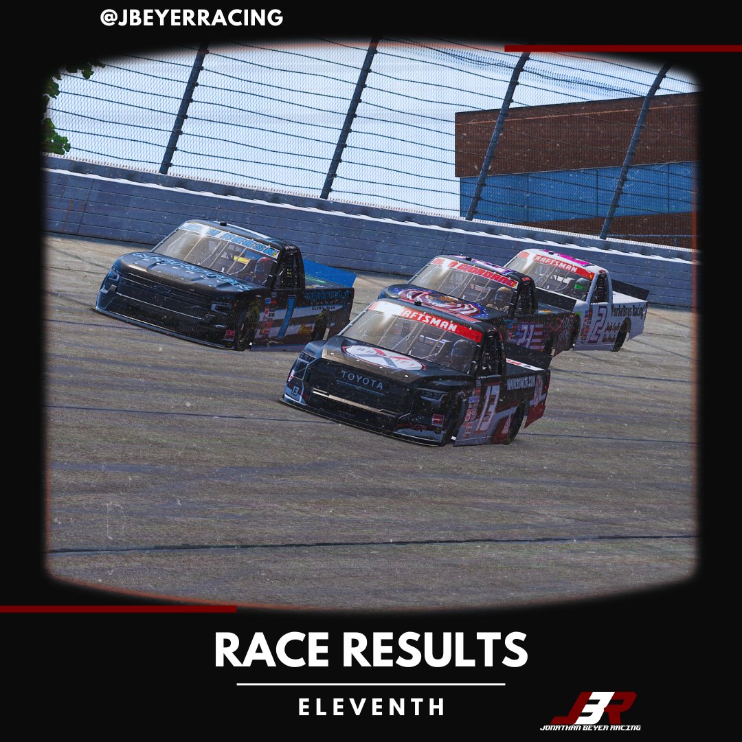 A decent finish tonight at Michigan. We were rolling towards the front early until getting involved in an incident on lap 17. The remainder of the race was a mix of repairs and strategy, neither of which we were able to get in front of. Martinsville up next.
