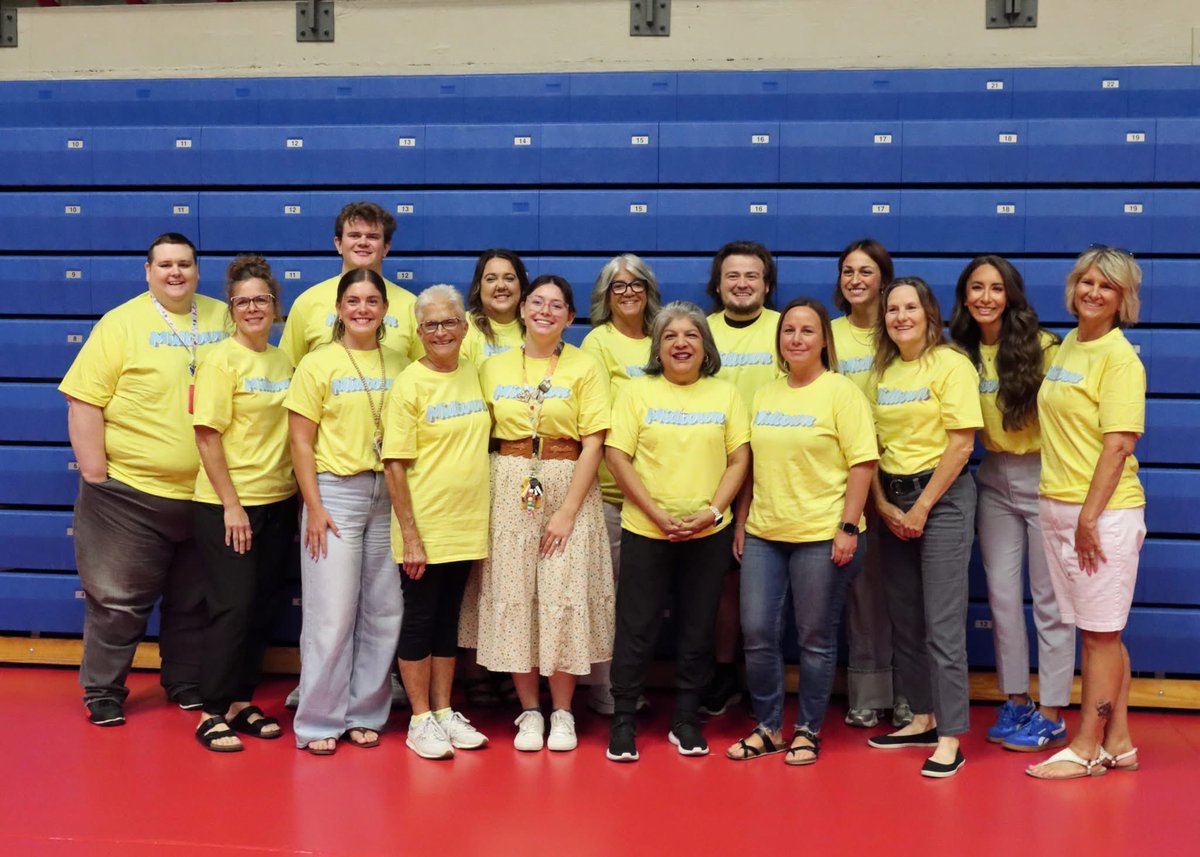 The butterflies the night before we get kids will forever be one of my favorite parts of working in education…

Ready to make it a great year with (and for) these people! 🩵💛💙