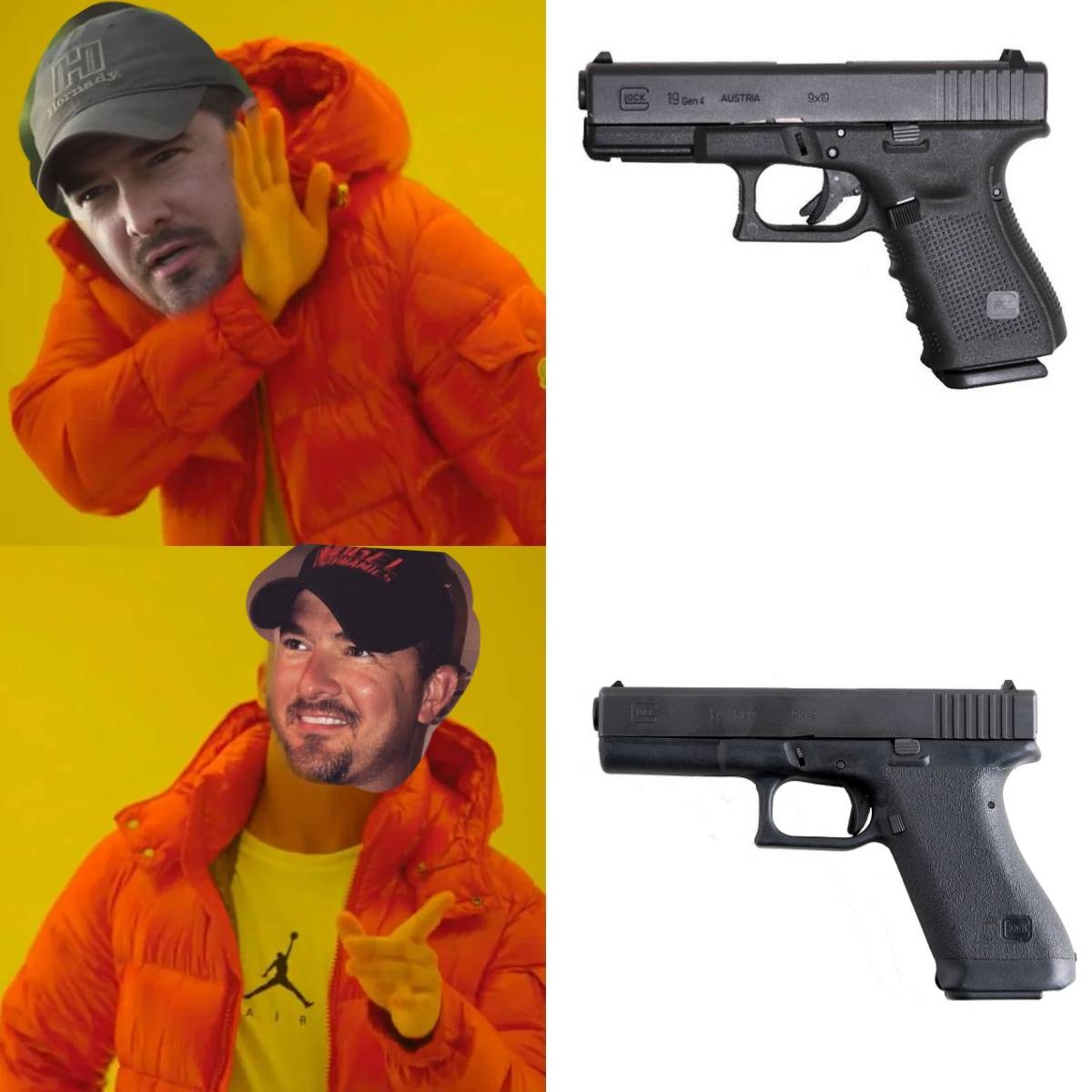 TundraTactica1's tweet photo. yikes! not a good look man. iykyk. #g17 #g19 #CheckTheID #memewarfare #theinsurgency @Appalachiabees spicy friday is around the corner. https://t.co/0vZIYeZ0Pd