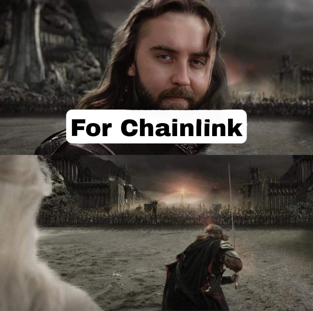 mrfroggymuffin's tweet photo. We've already won. $LINK https://t.co/LVdOtlpz1D