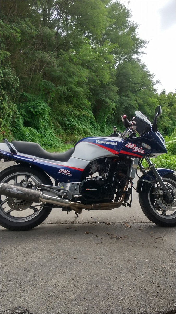 bar0801sin's tweet photo. 暫く色々あって、バイクにかまっていられなくて、きのう本当に久し振りに乗って来たよ https://t.co/iafRFnt95L