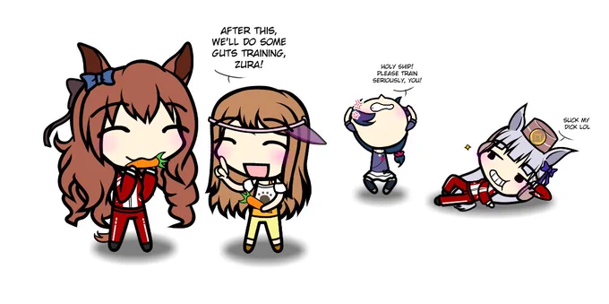 Today's Maru - Day 532 maru trains some horses #umamusume