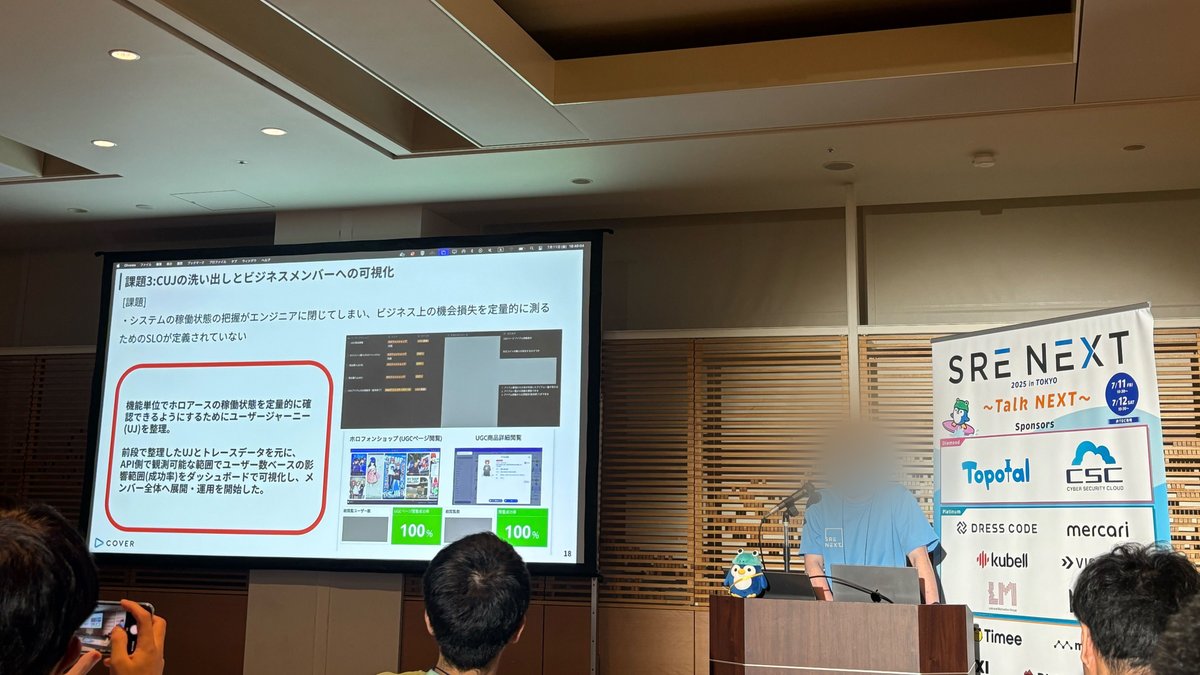 cover_corp's tweet photo. 【💡技術ブログ「COVER Tech」更新情報💡】 
「SRE NEXT 2025にスポンサー&amp;登壇&amp;参加しました！」を更新しました。  ぜひ、下記リンクよりご覧ください。 

https://t.co/SvOLcpexHq 

#COVERTech #COVERedge https://t.co/LFFrO8sKgo