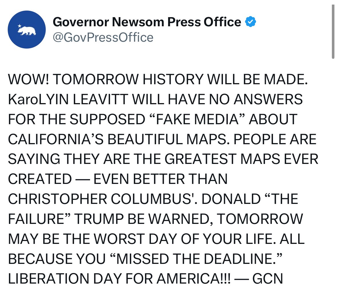 BREAKING: MAGA is melting down after Newsom continues to give them a taste of their own medicine. This is epic.